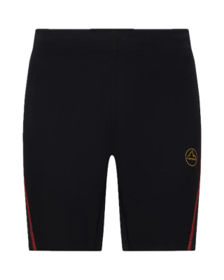 Women's shorts LA SPORTIVA Triumph Tight Short W Black/Hibiscus